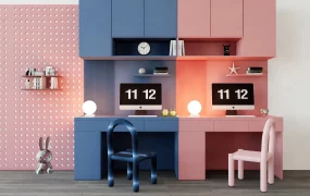 Kids Computer Desk With Hutch