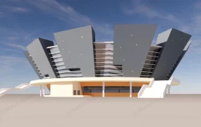 Round Basketball Stadium