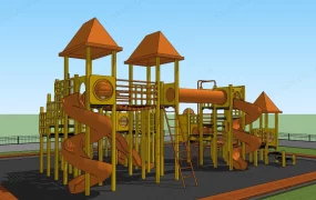 Yellow Playground Playset