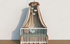 Baby Crib With Canopy