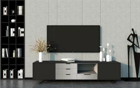 Black Tv Stand Wall Unit