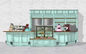 Bakery Store Showcase Retail Shop Interior Design