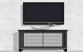 Black Tv Media Stand
