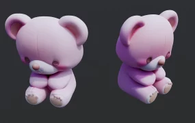 Pink Teddy Bear Toy
