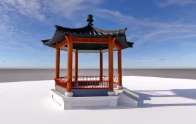 Chinese Garden Pavilion