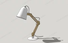 Wood Adjustable Desk Lamp