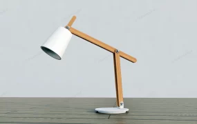 Adjustable Wooden Desk Lamp