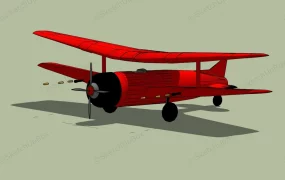 Biplane Fighter Jet