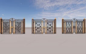 Wrought Iron Driveway Gates