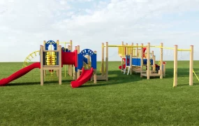 Large Wooden Playset