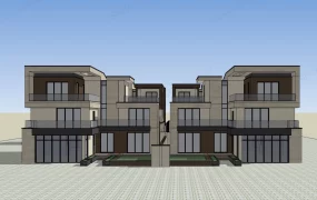 4 Family Duplex House