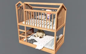Wood Toddler Bunk Beds