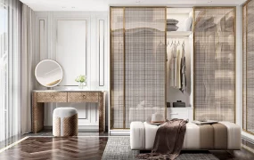 Dressing Room With Makeup Vanity