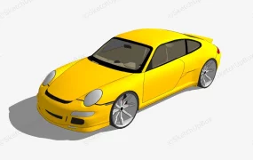 Yellow Sports Car