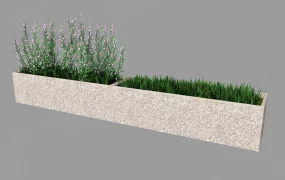 Concrete Raised Beds