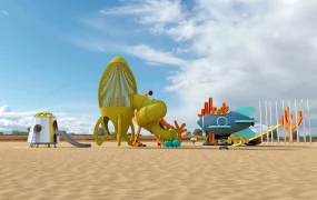 Space Themed Playground Equipment