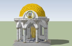 Stone Roman Pavilion