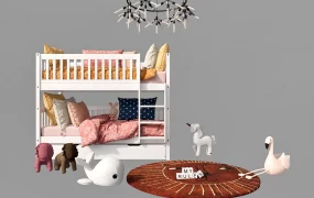 White Toddler Bunk Beds