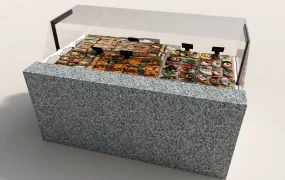 Delicatessen Display Stand