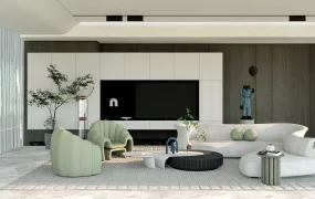 Living Room Minimalist Interior Design