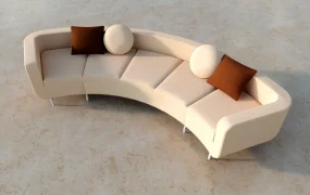 Curved Couch Sofa