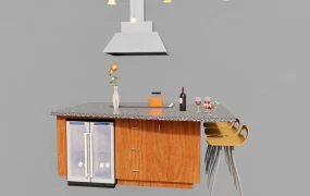 Small Kitchen Island With Wine Storage