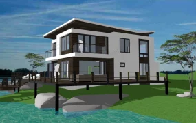 Beach House With Deck