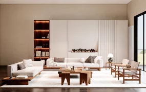Organic Modern Living Room