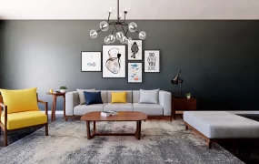 Scandinavian Living Room Decor Idea