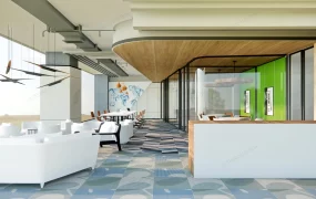 Commercial Office Break Area Design
