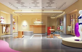 Modern Retail Lingerie Boutique Store Interior Design