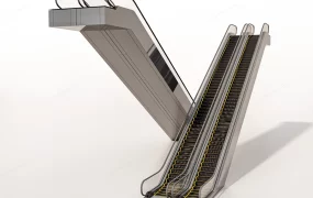 Dual Commercial Escalator System