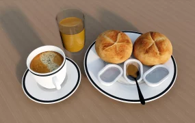 Coffee And Bread