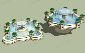 Outdoor Water Fountains