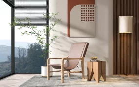 Mid Century Modern Reading Nook