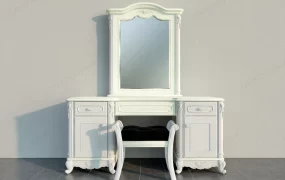 Antique French Makeup Vanity