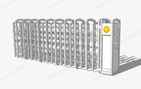 Retractable Automatic Driveway Gate
