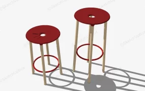 Round Stool Set