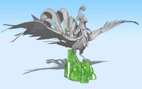 Phoenix Sculpture