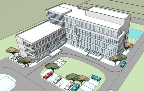 Modern Multi Story Office Building