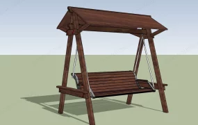 Outdoor Patio Swing With Canopy