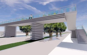 Skyway Pedestrian Bridge