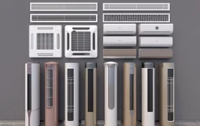 Collection Of Modern Air Conditioning Units