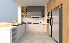 Small Kitchen U Shape Design