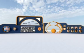 Outdoor Interactive Play Wall