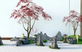 Japanese Zen Rock Garden