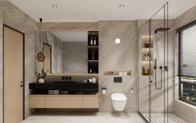 Sophisticated Contemporary Master Bathroom