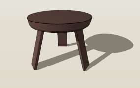 Contemporary Small End Table