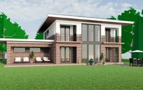 2 Storey Modern Brick House