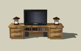 Rustic TV Console Furniture